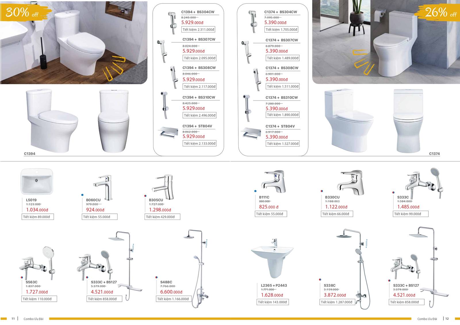 Khuyến mãi Thiết bị vệ sinh CAESAR cuối năm 2024 /Page 6